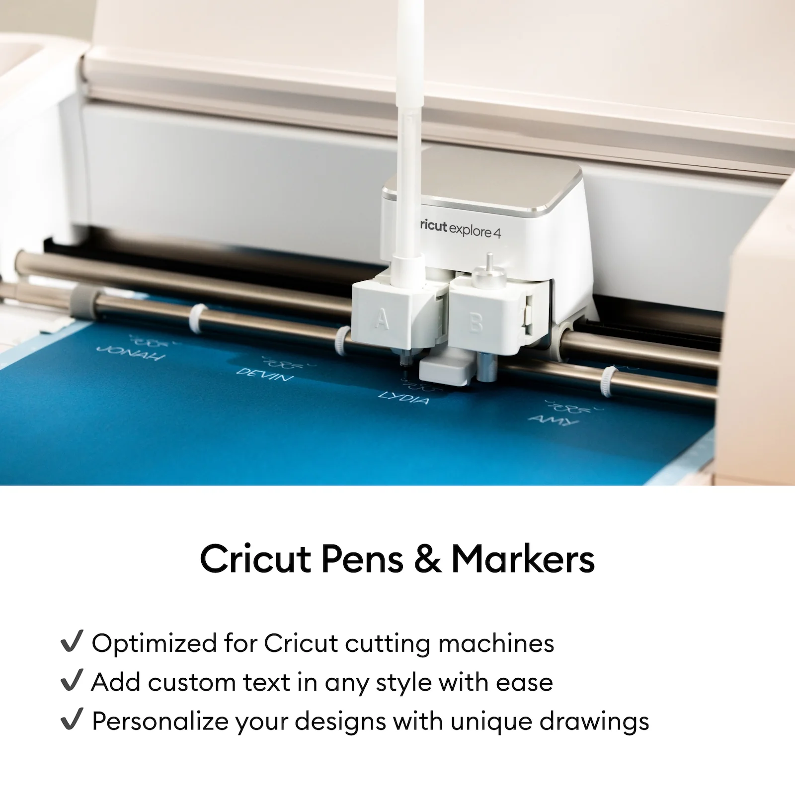 Cricut Acrylic Gel Pens Set, 1.0 mm, 6 Count - For use with Maker, Explore, & Venture Machines - Image 6