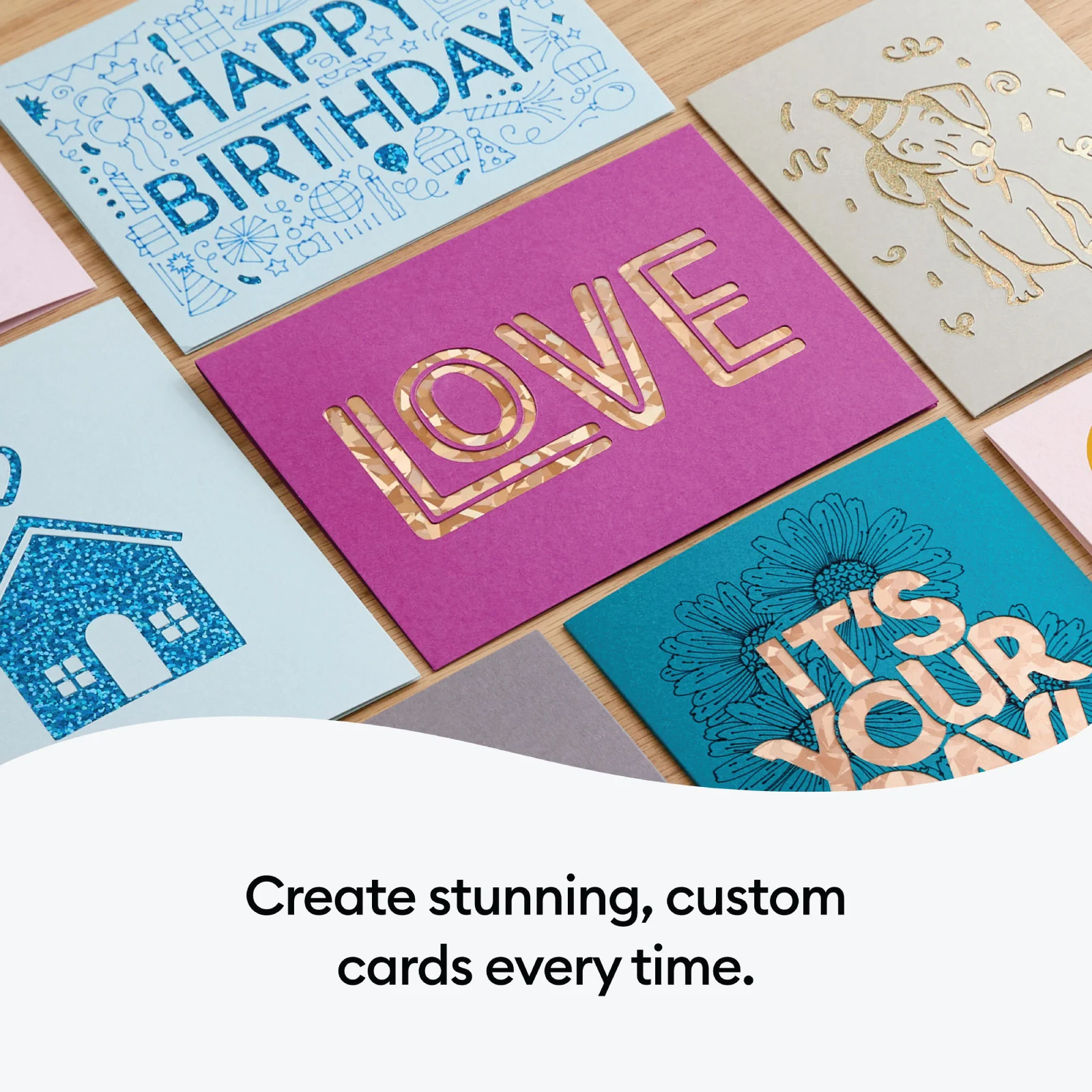 Cricut Cutaway Cards, Pastel Sampler - S40 (14 ct) - Damaged Package - Image 5
