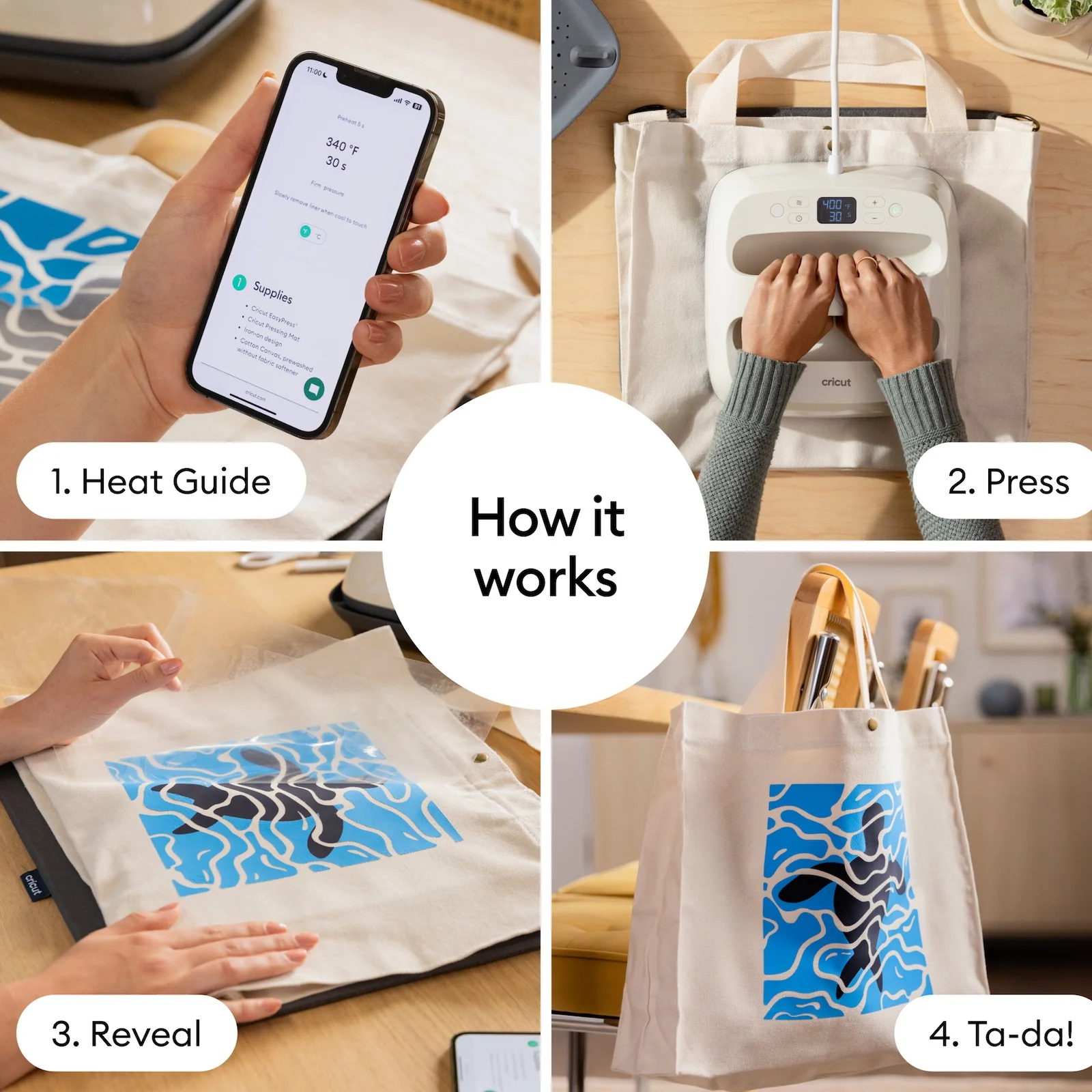 Cricut EasyPress SE 9x9 Heat Press for DIY, Raspberry - Image 3