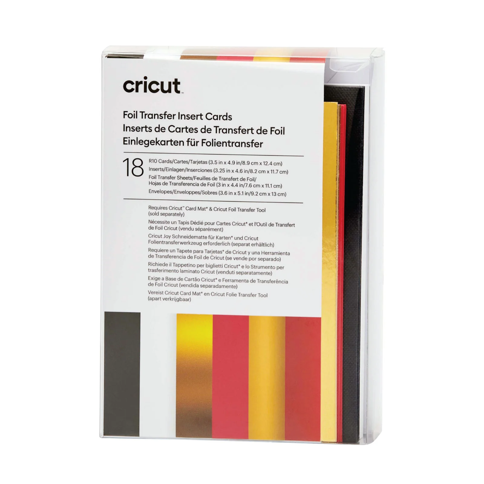 Cricut Foil Transfer Insert Cards, Royal Flush Sampler - R10 (18 ct) - Damaged Package