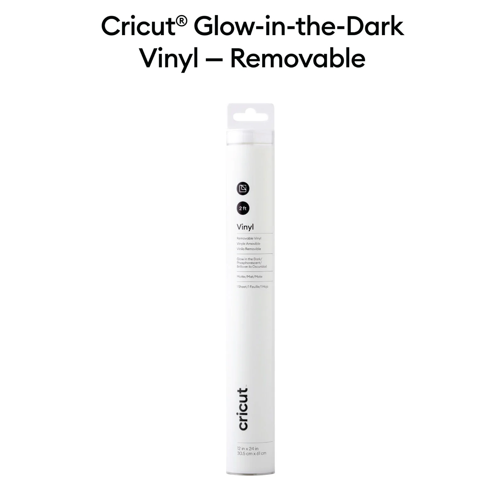 Cricut Glow-in-the-Dark Vinyl - Removable - Image 3