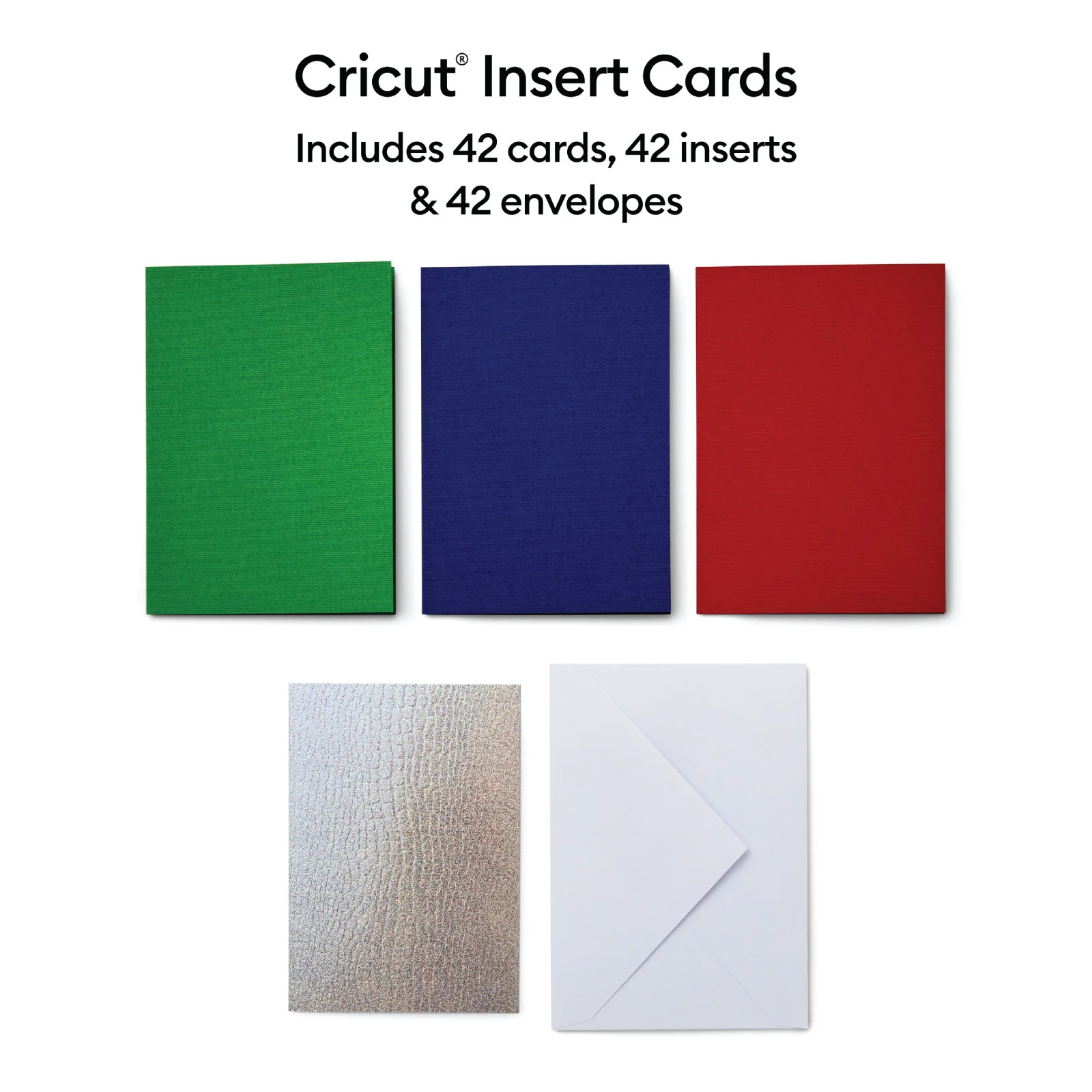 Cricut Insert Cards R10 Rainbow Scales Sampler 42 Count - Image 2