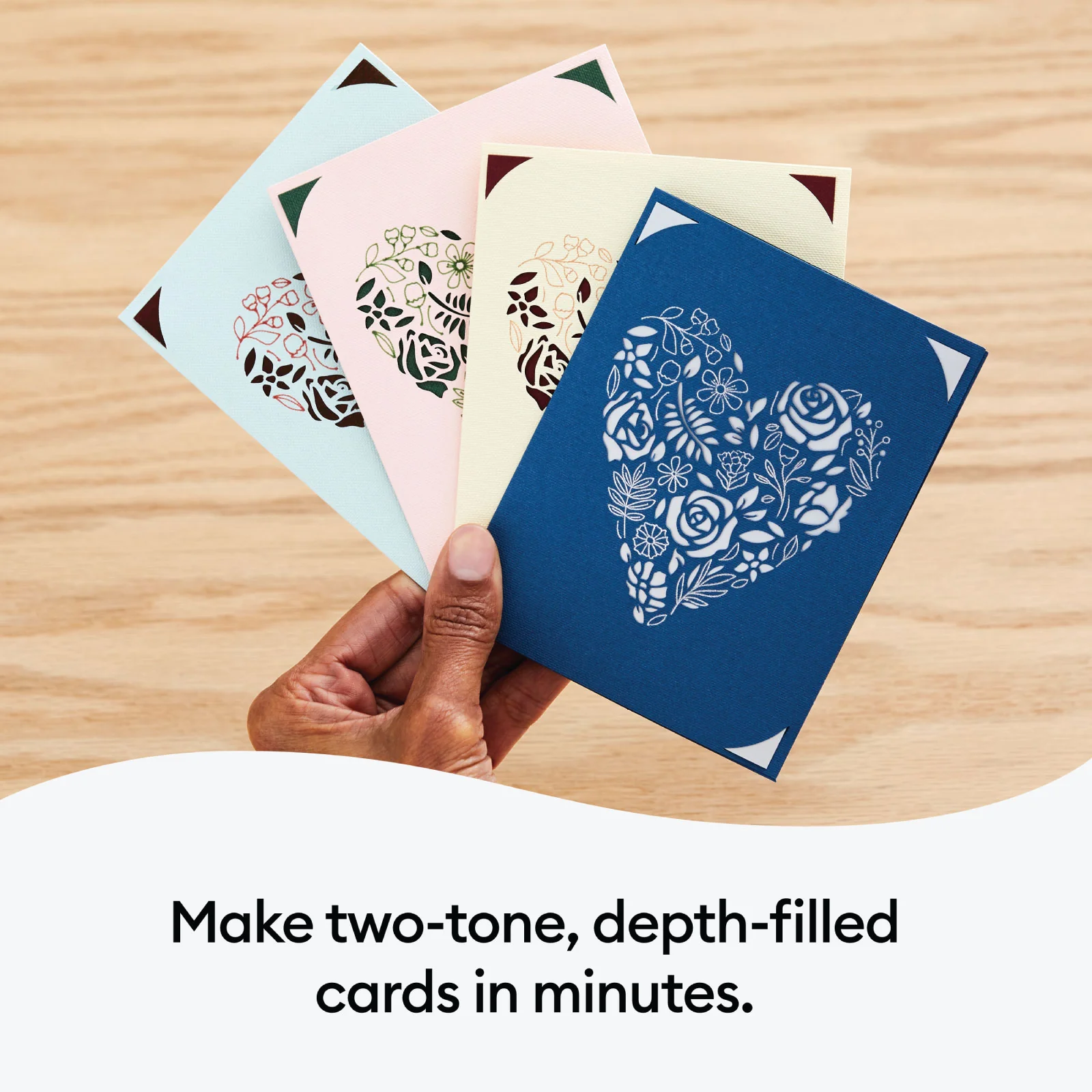 Cricut Insert Cards R10 Rainbow Scales Sampler 42 Count - Image 3