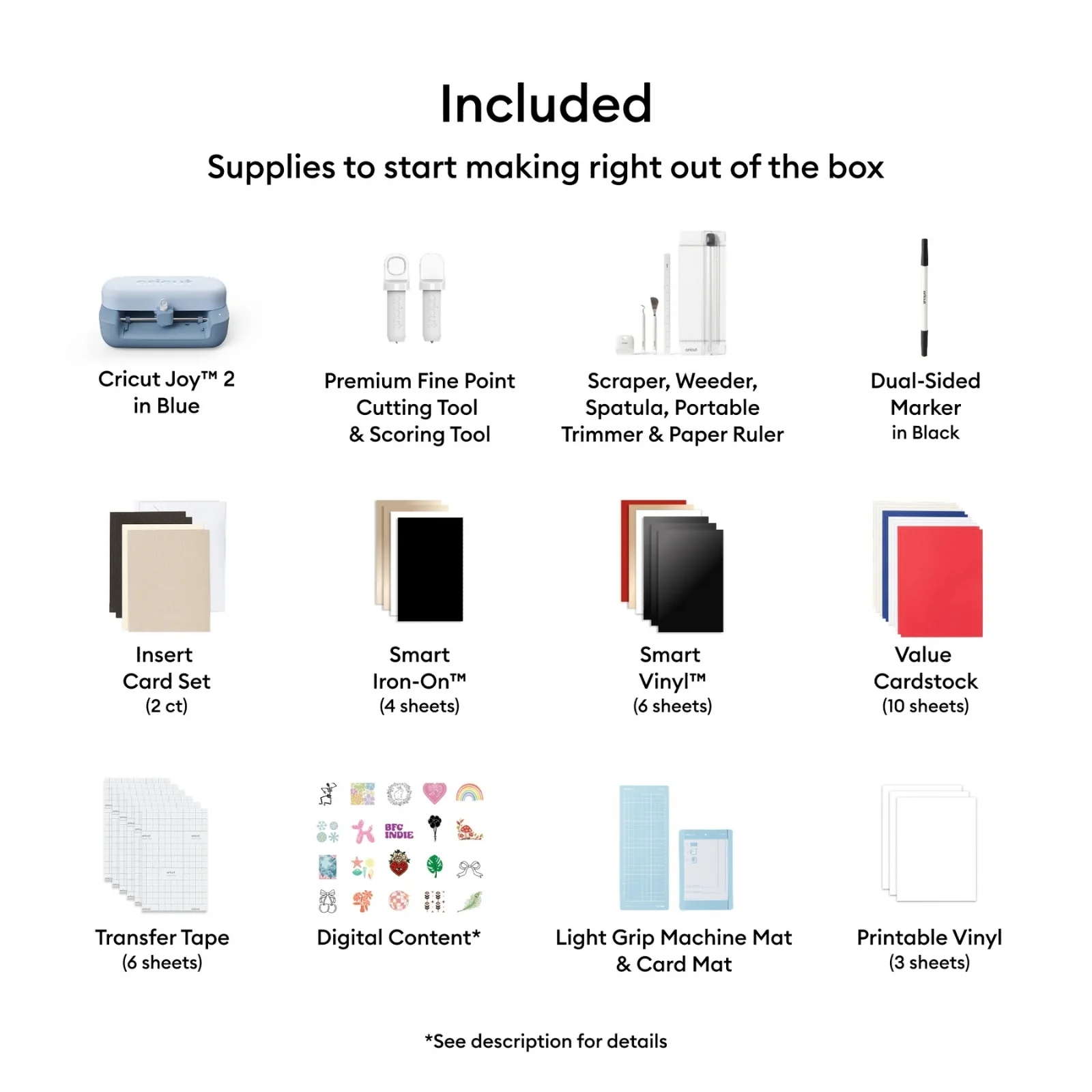 Cricut Joy 2 Rainbow Essentials Bundle for Schools & Teachers - Image 2