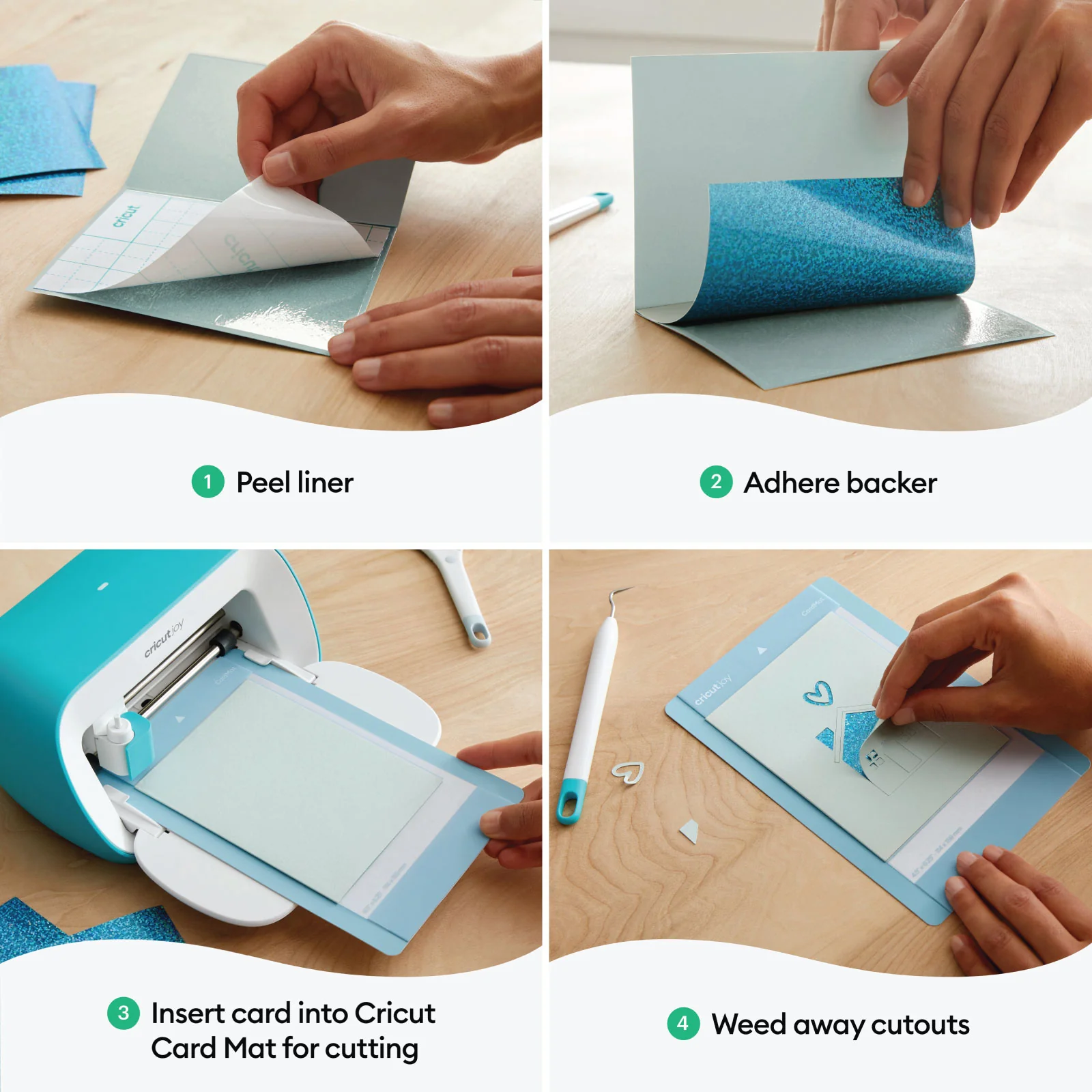 Cricut Joy Cutaway Cards, Neutrals  8 Count - Image 4