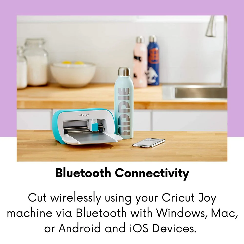 Cricut Joy Cutting Machine Bundle with 7 Smart Iron-On Rolls - Compact Vinyl Cutter for Custom Apparel & DIY Crafts - Image 3