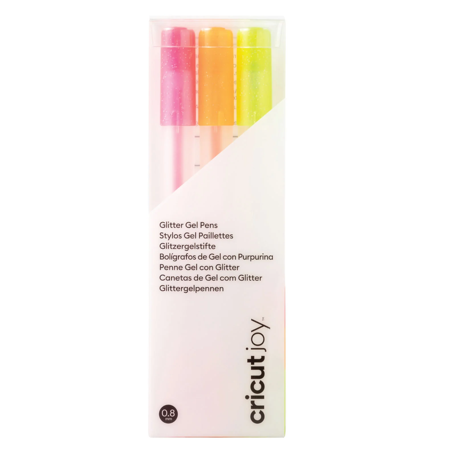 Cricut Joy Glitter Gel Pens 0.8 mm, Neon (3 ct) - Damaged Package