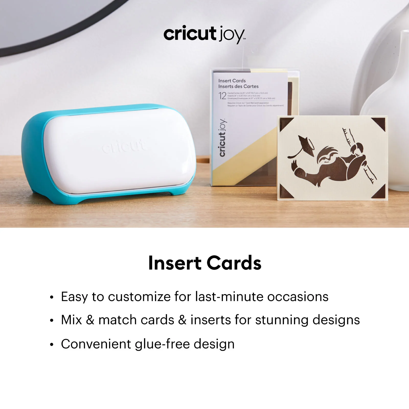 Cricut Joy Insert Cards - Matte Holographic Cream/Gold, 12 ct - Damaged Package - Image 7