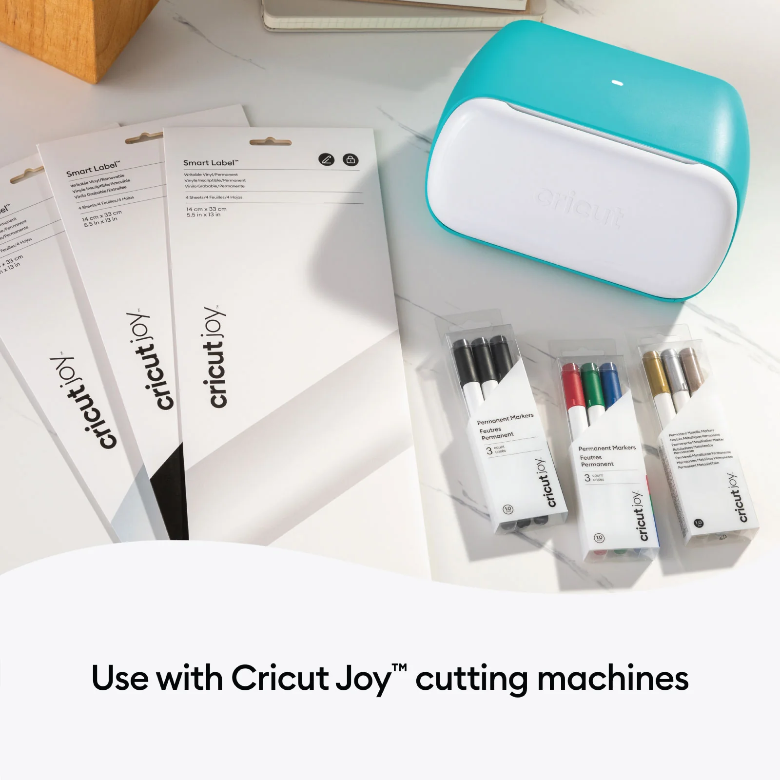 Cricut Joy Smart Label Writable Vinyl White & Black Permanent Bundle - Image 7