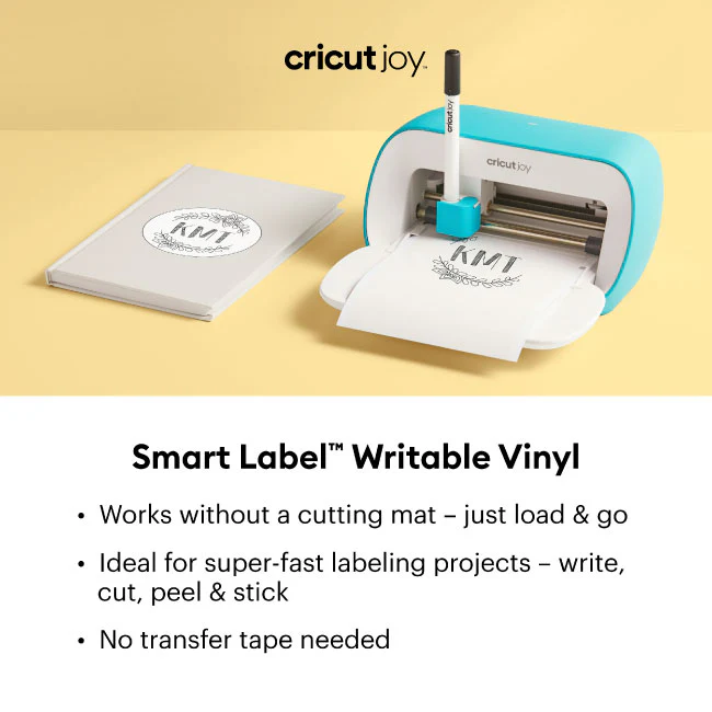 Cricut Joy Smart Label Writable Vinyl - Adhesive Decal Roll - Image 7