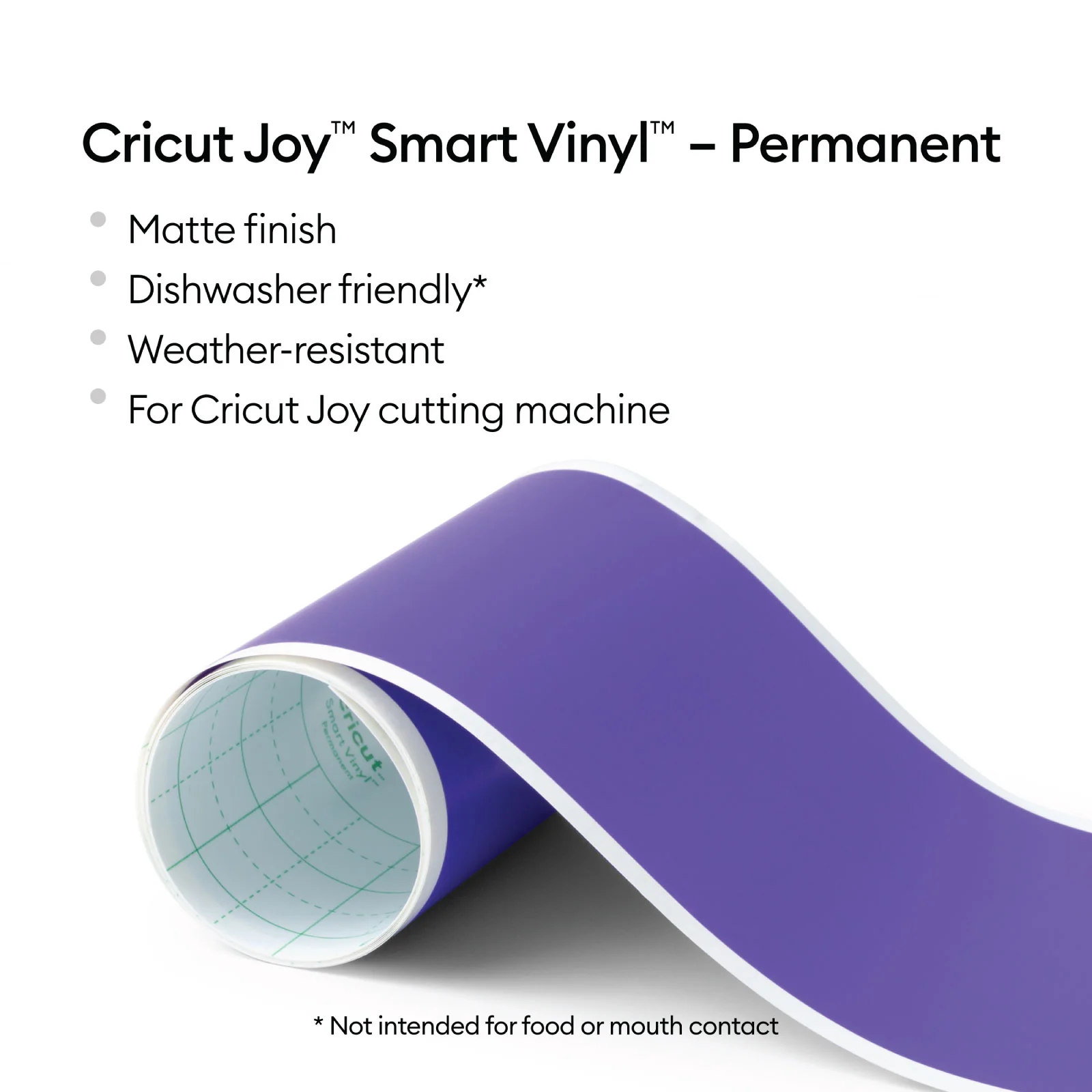 Cricut Joy Smart Vinyl - Permanent Purple - Damaged Package - Image 2