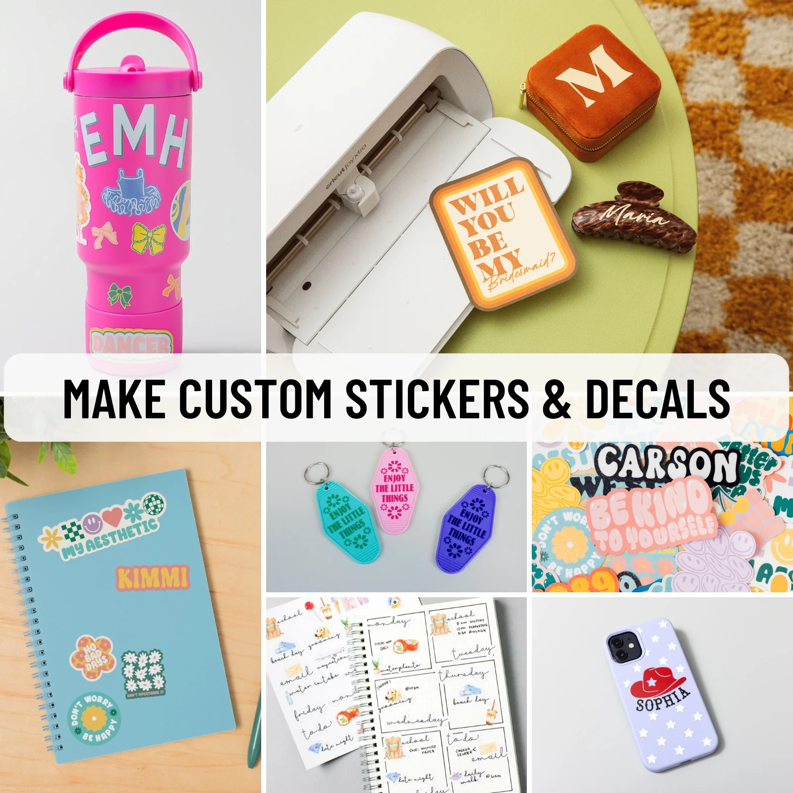 Cricut Joy Xtra School Sticker & Vinyl Bundle for Labels, Decals & Print Then Cut - Image 3