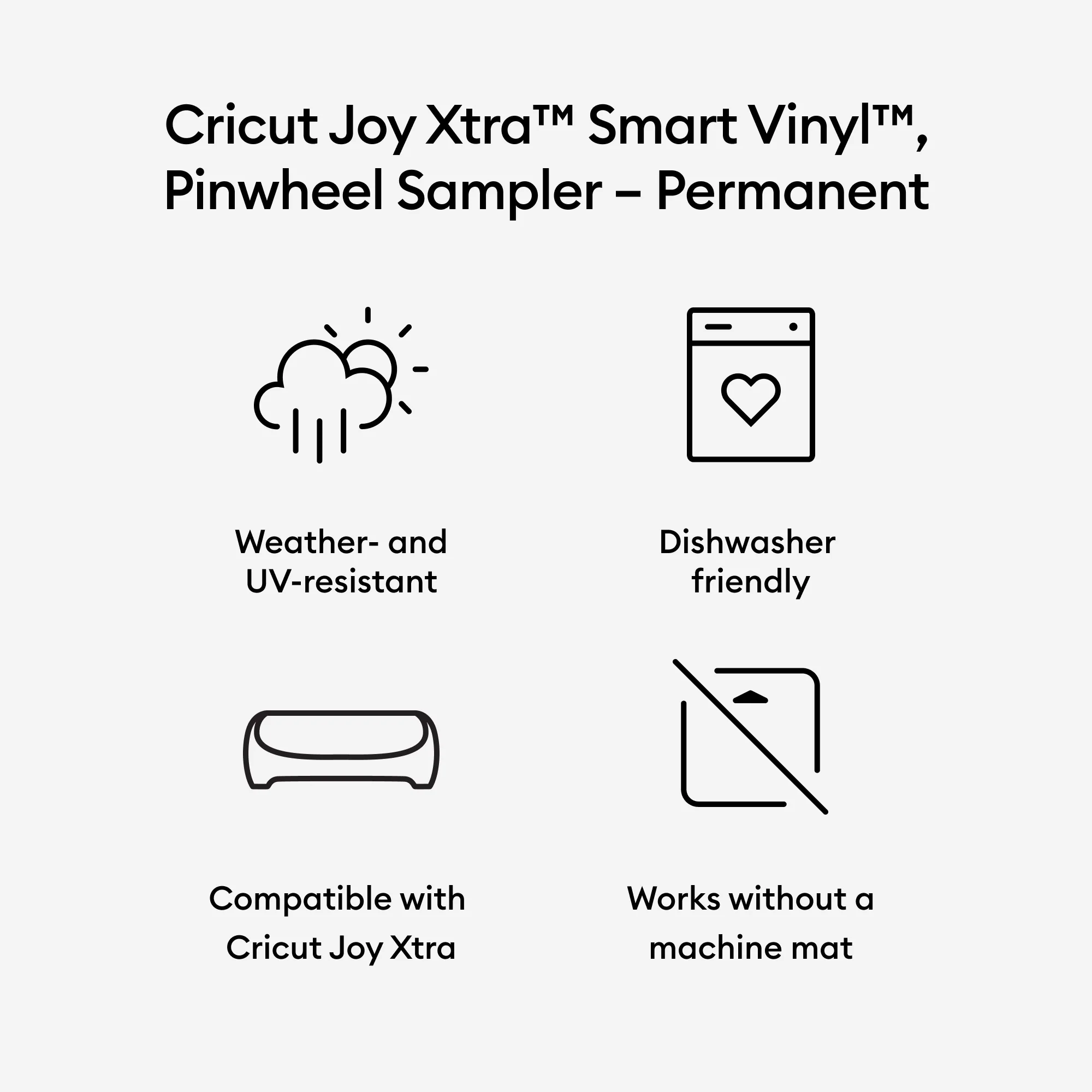Cricut Joy Xtra School Vinyl Decal Bundle with Transfer Tape & Tool Set - Image 5