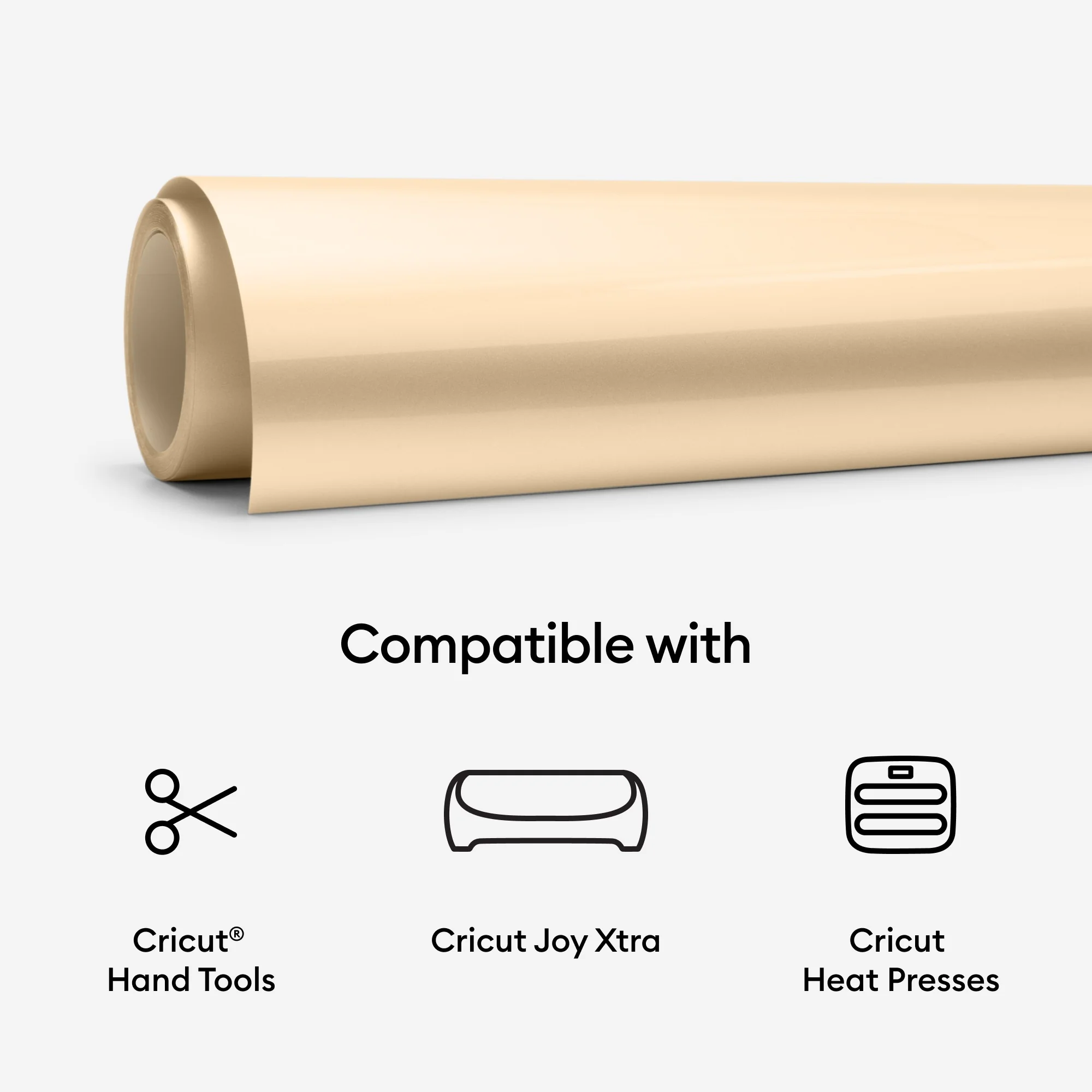Cricut Joy Xtra Smart Iron-On Vinyl- Gold - Image 3
