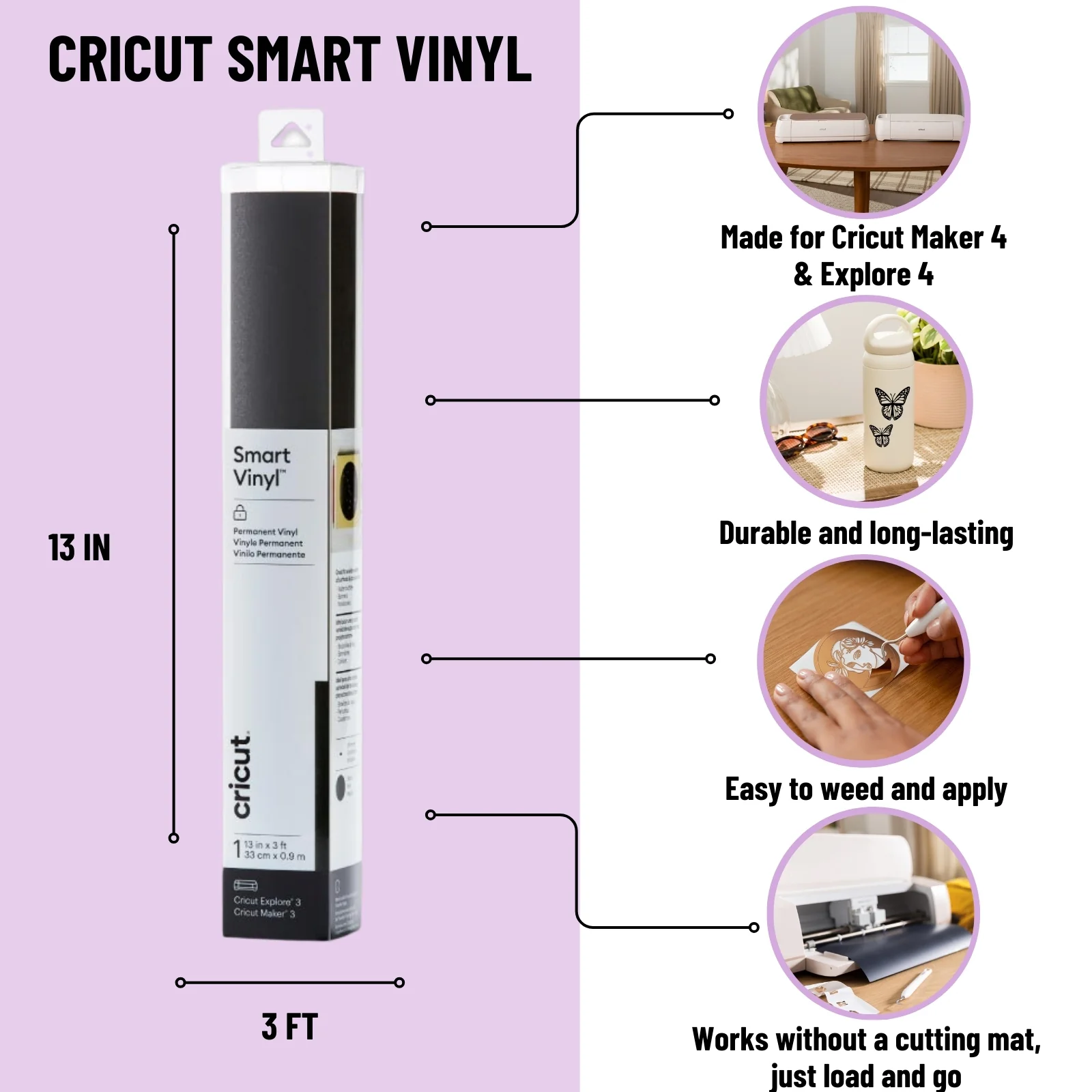 Cricut Maker 4 School Sign & Label Vinyl Bundle - Image 5