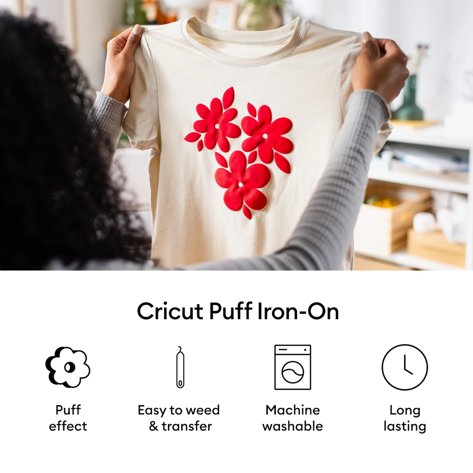 Cricut Puff Iron-On, Classics Sampler - 12 in x 12 in (6 ct) - Image 4