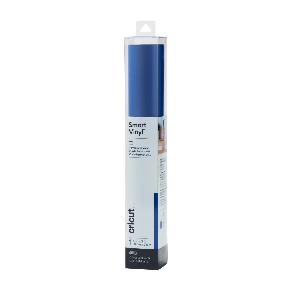 Cricut Smart Vinyl Permanent (3 ft) - Blue - Damaged Package