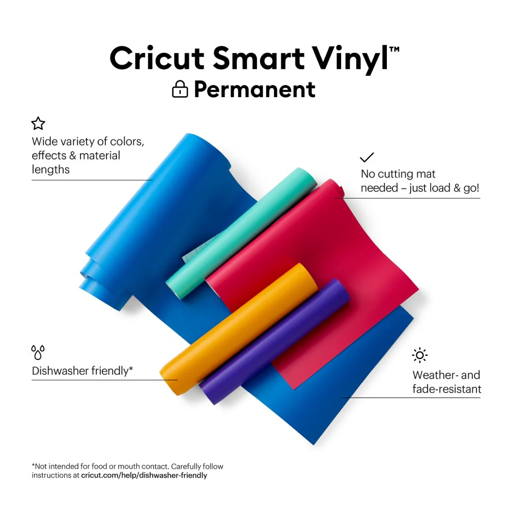 Cricut Smart Vinyl - Permanent (3 ft) - Orange - Damaged Package - Image 2