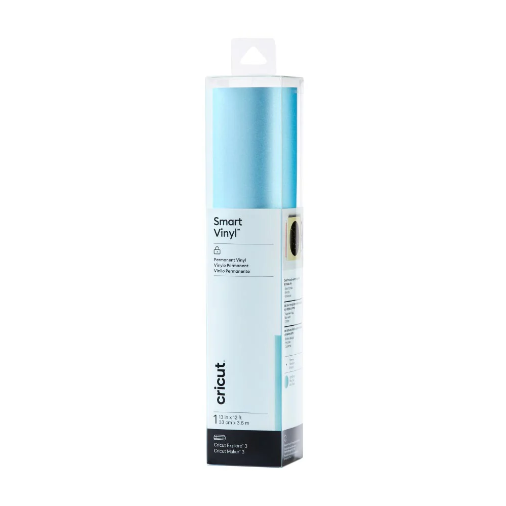 Cricut Smart Vinyl Shimmer Permanent (12 ft) - Light Blue