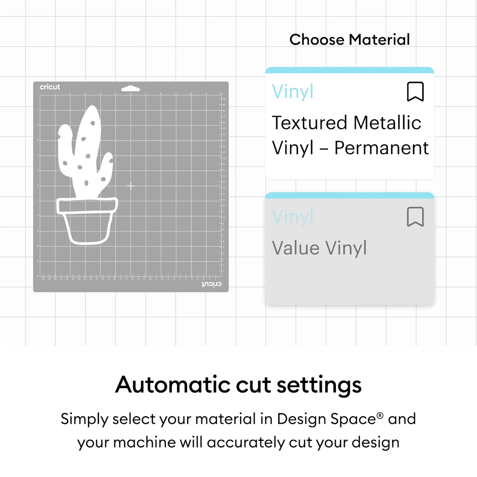 Cricut Textured Metallic Vinyl Permanent, Luxe Sampler - 12 in x 12 in Sheets (6 ct) - Image 6