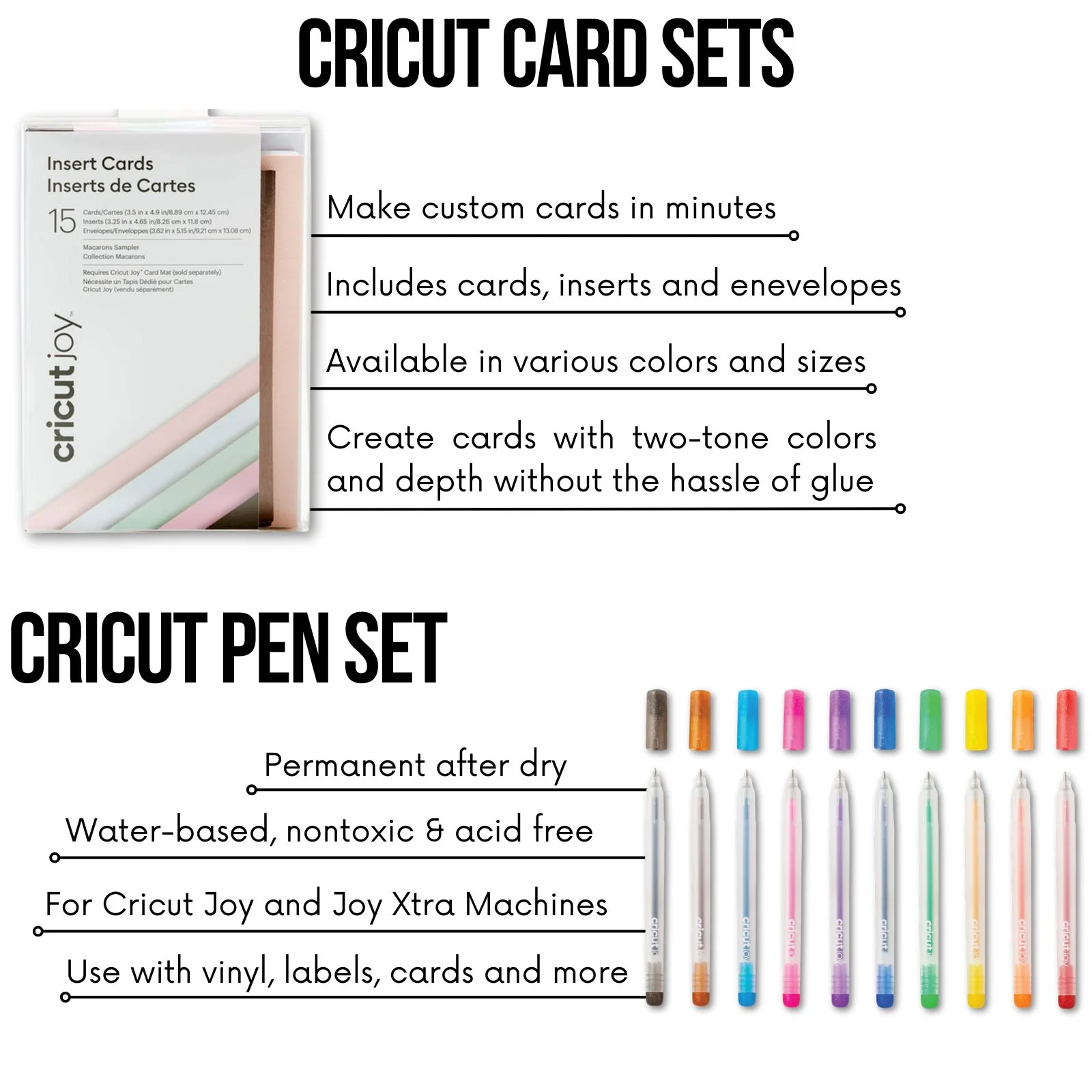 Cricut Joy Ultimate Starter Kit | 55+ Piece All-in-One Materials & Accessories Bundle with Vinyl, Iron-On & Card Making Supplies - Image 6