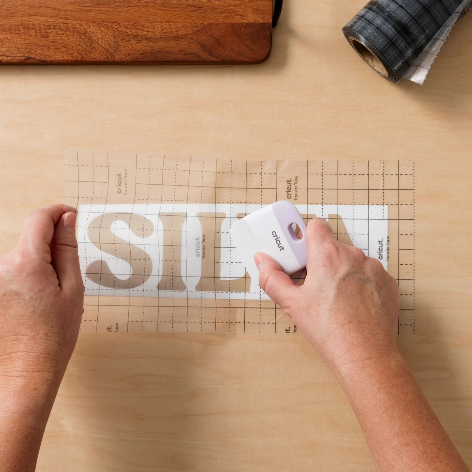 Cricut Value 12in x 75ft Perforated Vinyl Transfer Tape - Image 4