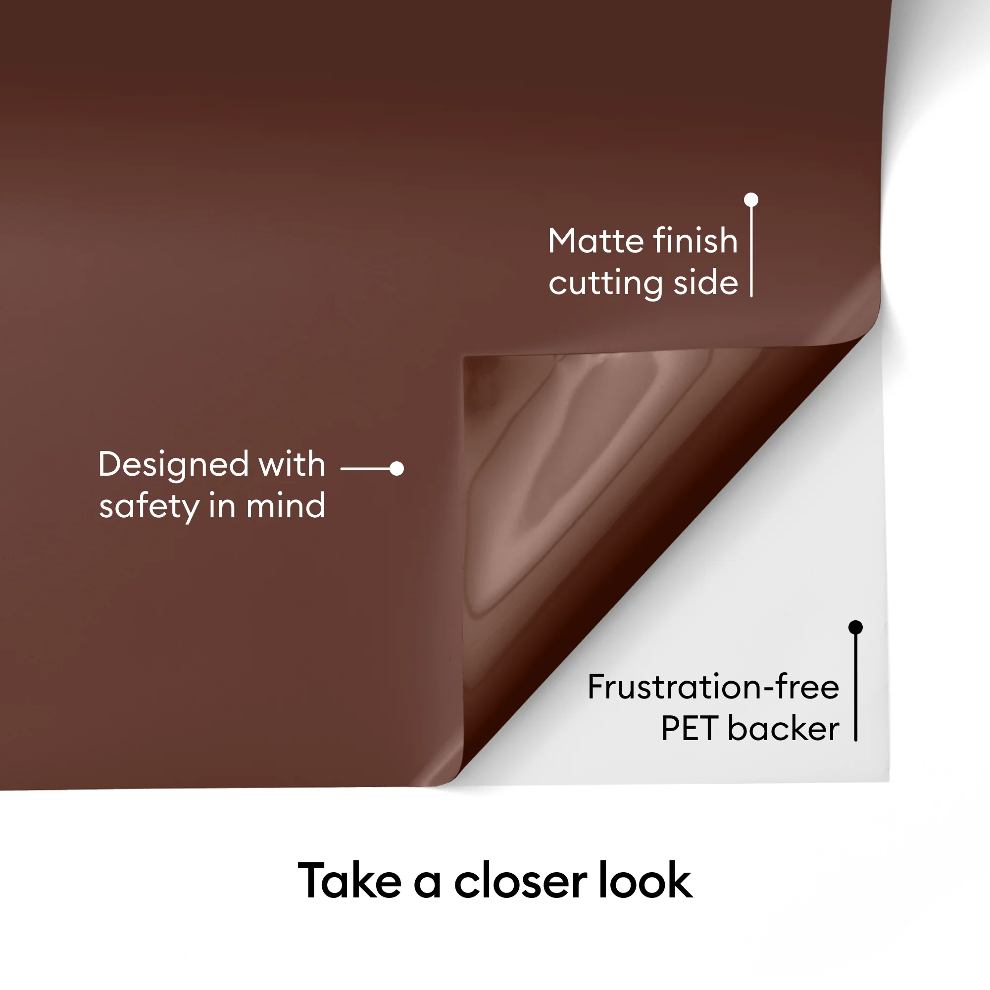 Cricut Value Vinyl (12 in x 10 ft) - Brown - Damaged Package - Image 6
