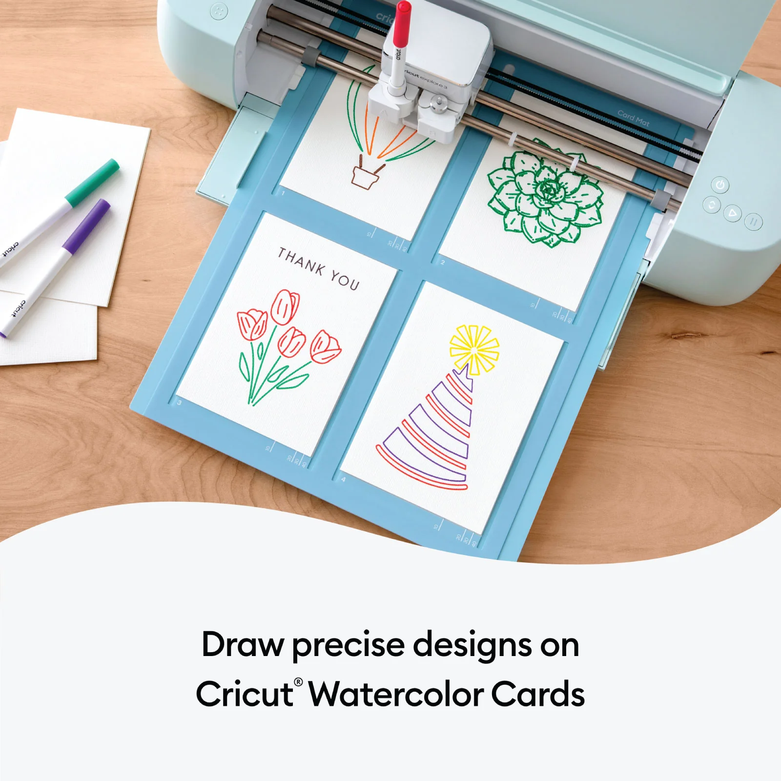 Cricut Watercolor Cards - S40 (12 ct) Ivory - Damaged Package - Image 5